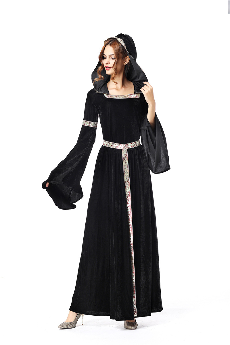 F1876 vintage witch costume